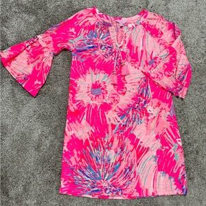 Lilly Pulitzer Tropical Shift Dress-Pink-XS